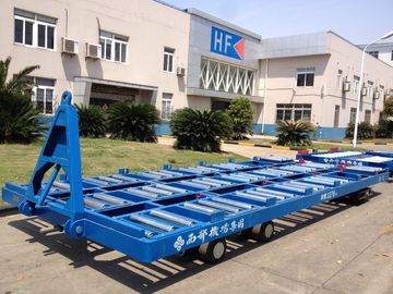 Κίνα Η εργασία που σώζει την παλέτα εμπορευματοκιβωτίων 20 FT μετακινείται την αντοχή με τη στερεά ρόδα προμηθευτής